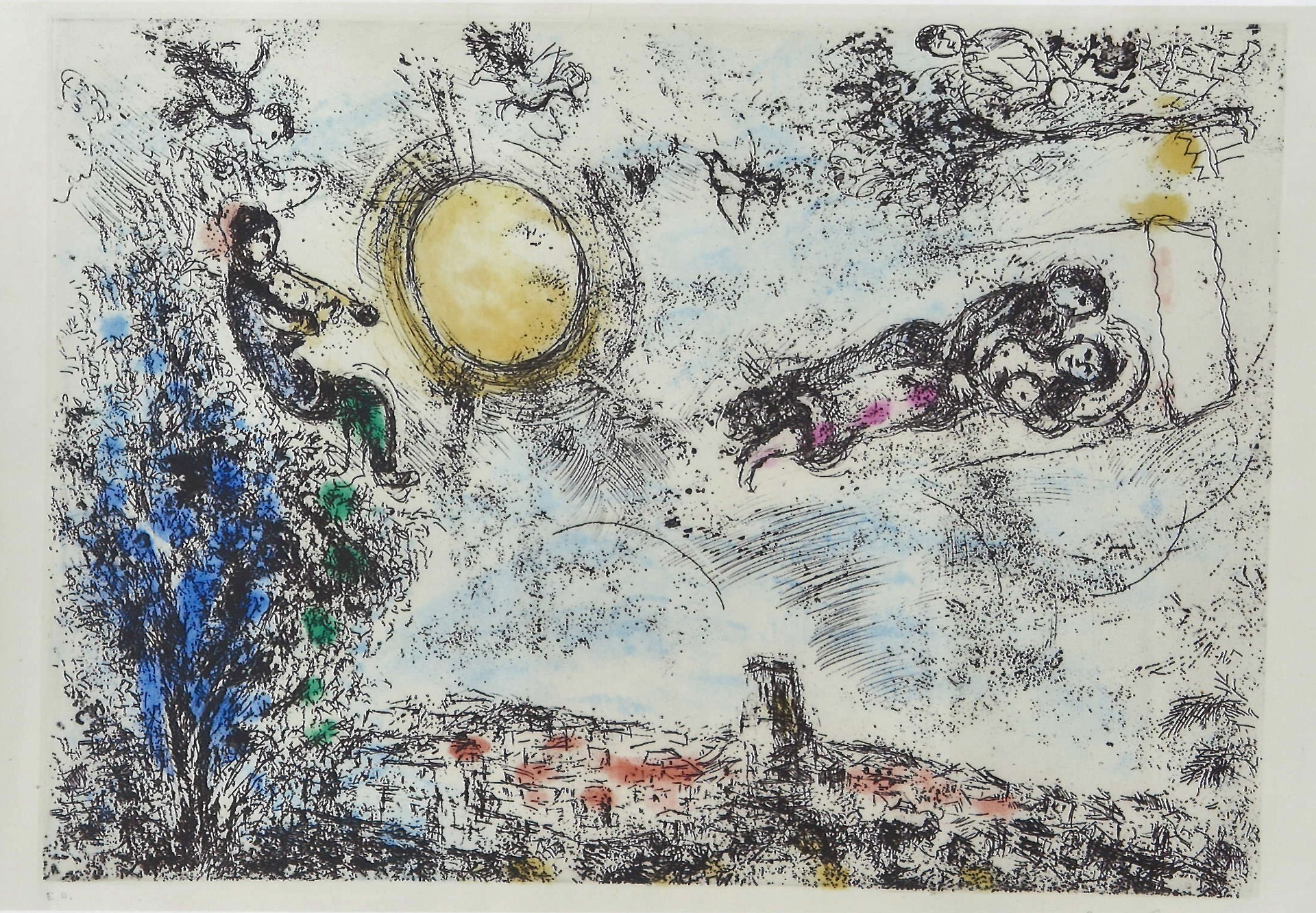 Marc Chagall  (1887, Vitebsk - l985, Saint-Paul-de-Vence)
